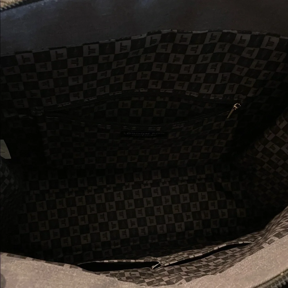 London Fog Navy Laptop Bag